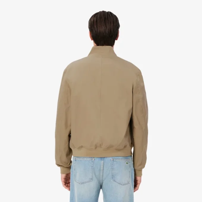 Men’s Water-Repellent Twill Harrington Jacket