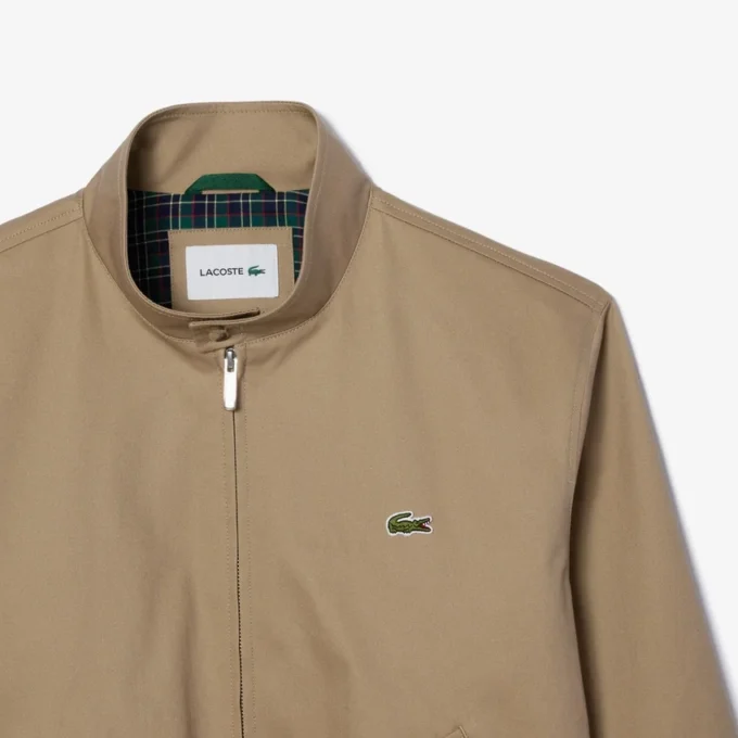 Men’s Water-Repellent Twill Harrington Jacket