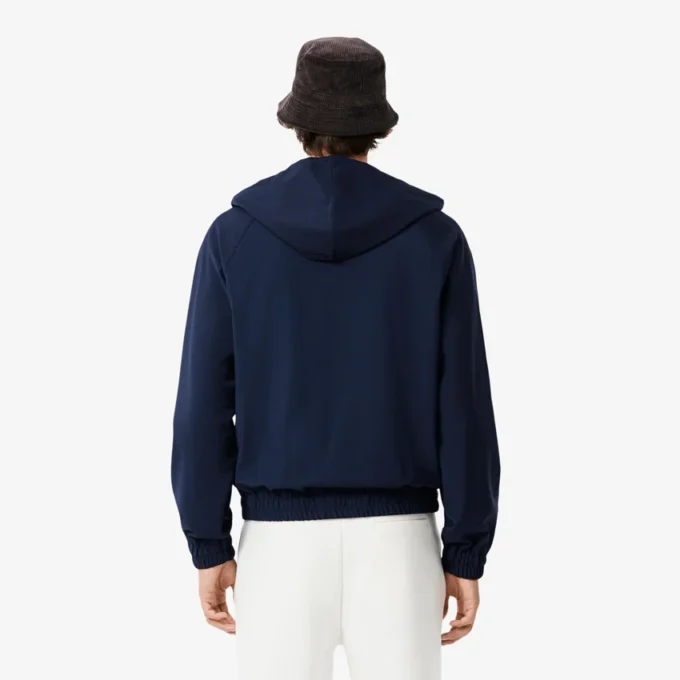 Men’s Wool Blend Flannel Hooded Jacket