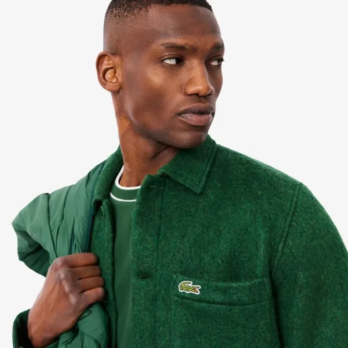 Men’s Wool Blend Overshirt