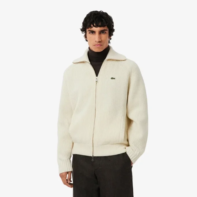 Men’s Wool Zip-Up Sweater