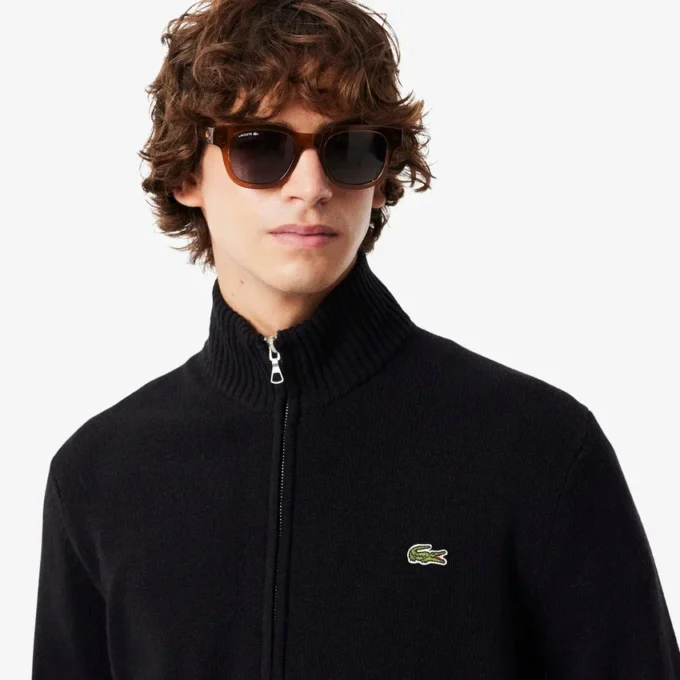 Men’s Wool Zip-Up Sweater