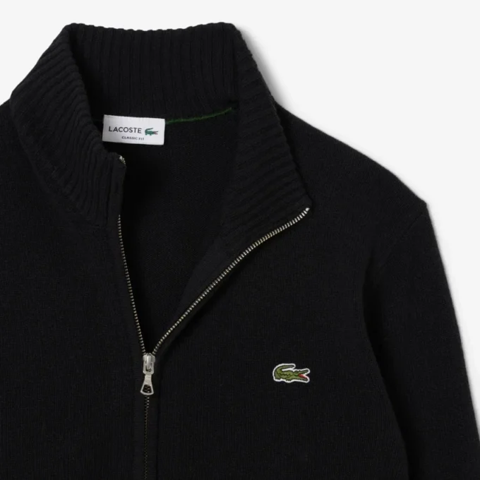 Men’s Wool Zip-Up Sweater