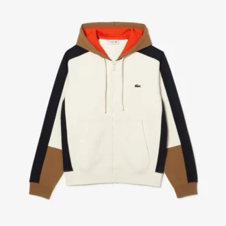 Men’s Zip-Up Colorblock Hoodie