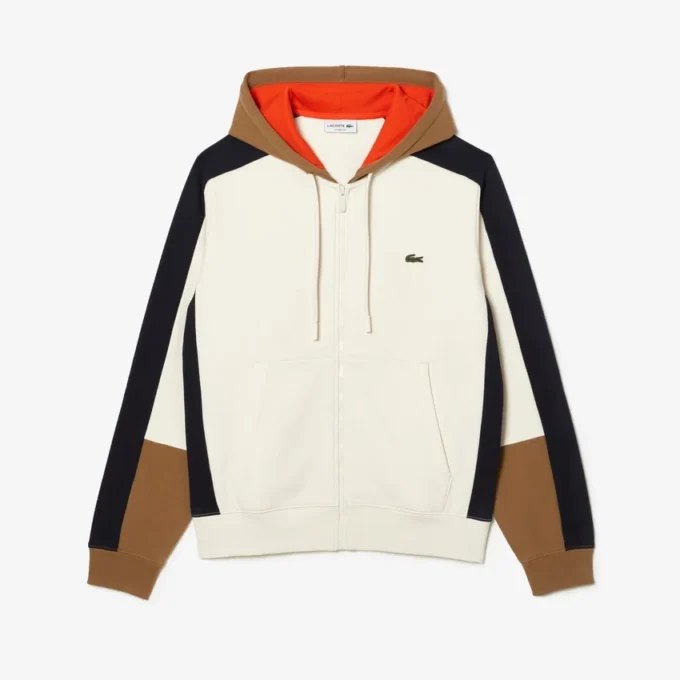Men’s Zip-Up Colorblock Hoodie