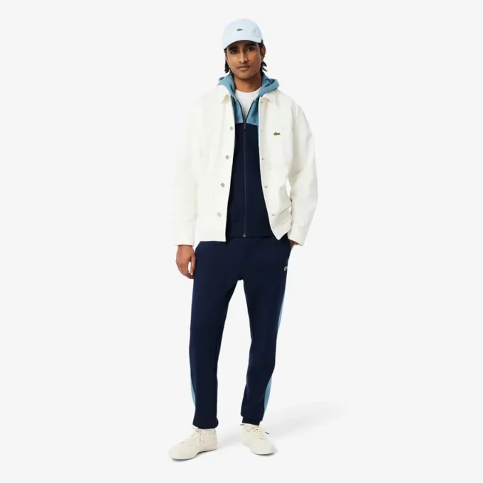 Men’s Zip-Up Colorblock Hoodie