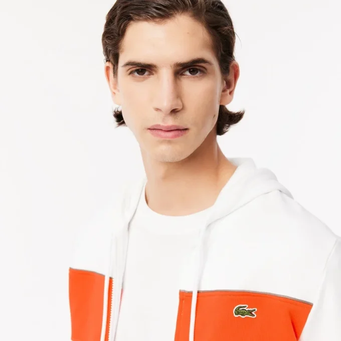 Men’s Zip-Up Colorblock Hoodie