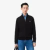 Men’s Zip-Up High-Neck Cotton Sweater