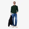 Men’s Zip-Up High-Neck Cotton Sweater