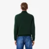 Men’s Zip-Up High-Neck Cotton Sweater