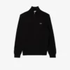Men’s Zip-Up High-Neck Cotton Sweater