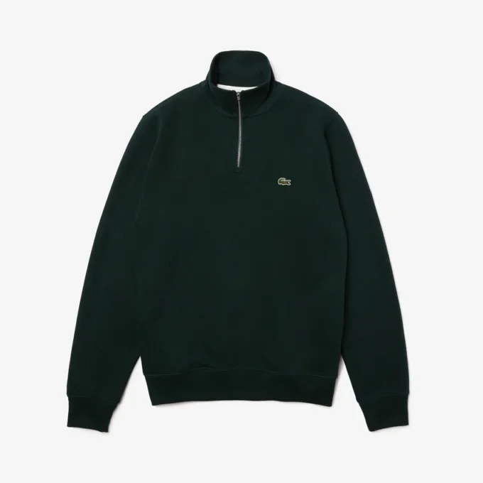 Men’s Zip-Up High-Neck Sweatshirt