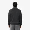 Men’s Zip-Up High-Neck Wool Sweater