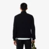 Men’s Zip-Up High-Neck Wool Sweater