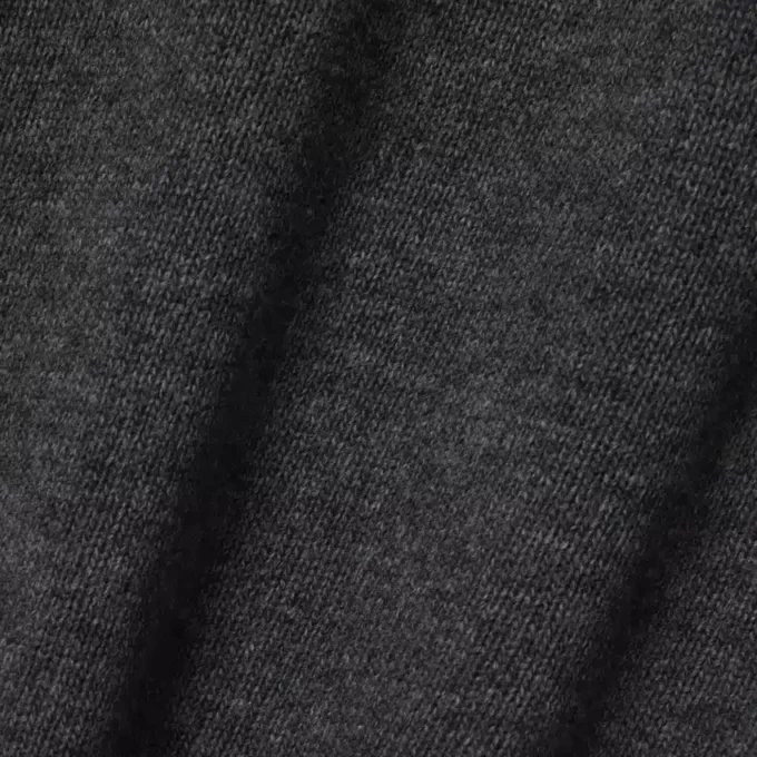 Men’s Zip-Up High-Neck Wool Sweater