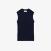 Merino Wool 3D Knit Sleeveless Sweater