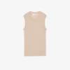 Merino Wool 3D Knit Sleeveless Sweater