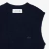 Merino Wool 3D Knit Sleeveless Sweater
