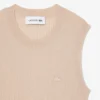 Merino Wool 3D Knit Sleeveless Sweater