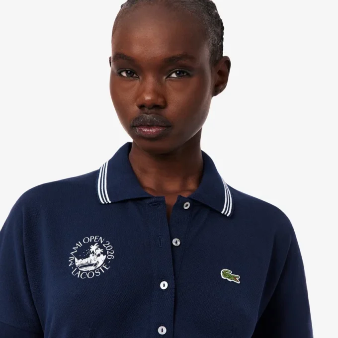 Miami Open Edition Polo Collar Dress