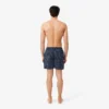 Mid Length Crocodile Print Swim Trunks