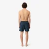 Mid Length Crocodile Print Swim Trunks