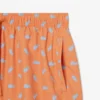 Mid Length Crocodile Print Swim Trunks