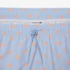 Mid Length Crocodile Print Swim Trunks