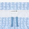 Mid Length Monogram Print Swim Trunks