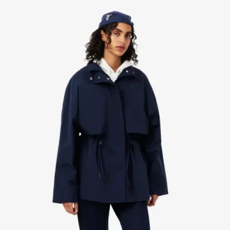 Mid Length Water-Repellent Oversized Parka