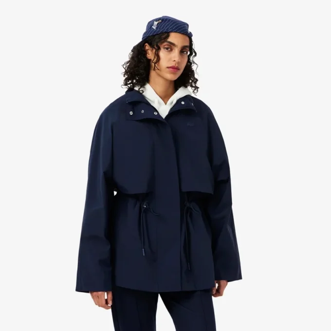 Mid Length Water-Repellent Oversized Parka
