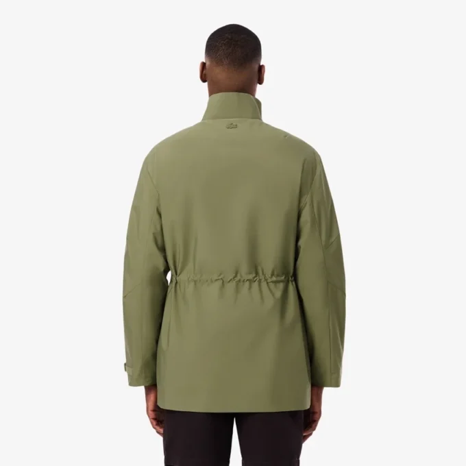 Mid-Length Water-Repellent Windbreaker Jacket