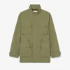 Mid-Length Water-Repellent Windbreaker Jacket