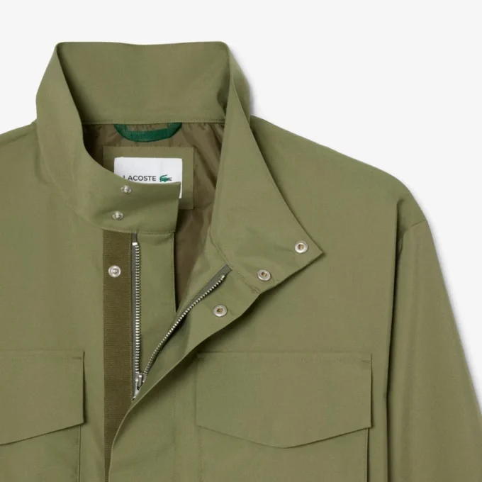 Mid-Length Water-Repellent Windbreaker Jacket