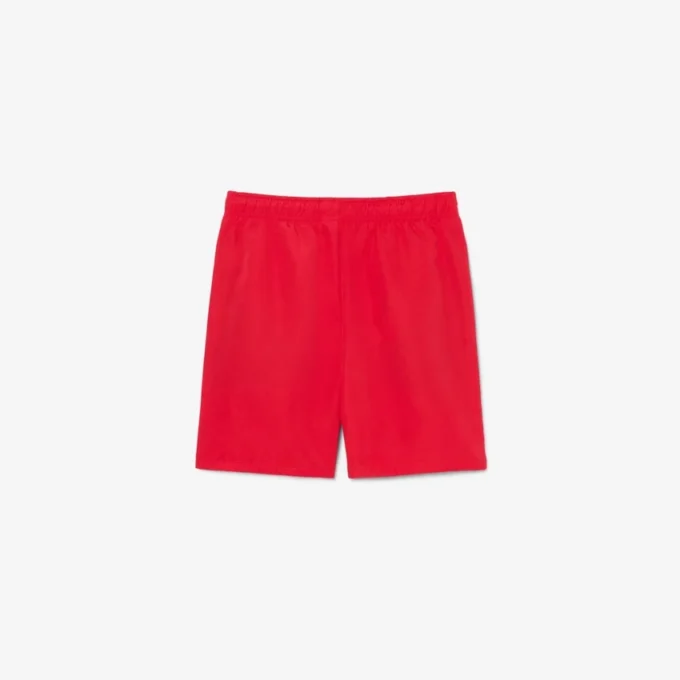 Monochromatic Lined Swim Trunks