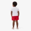 Monochromatic Lined Swim Trunks
