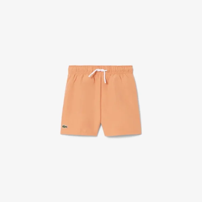 Monochromatic Lined Swim Trunks