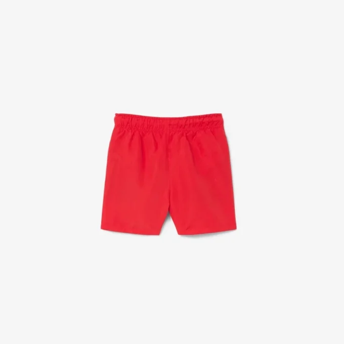 Monochromatic Lined Swim Trunks