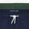 Monochromatic Lined Swim Trunks