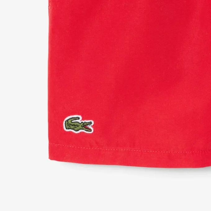 Monochromatic Lined Swim Trunks
