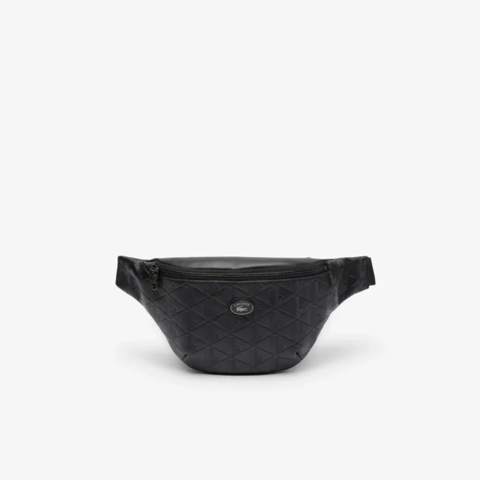 Monogram Embossed Leather Belt Bag