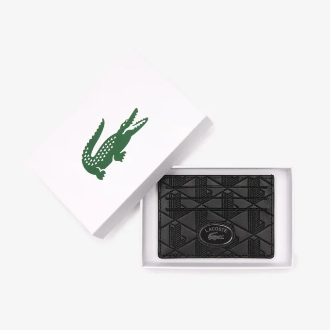 Monogram Leather Card Holder