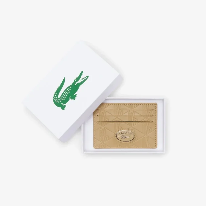 Monogram Leather Card Holder