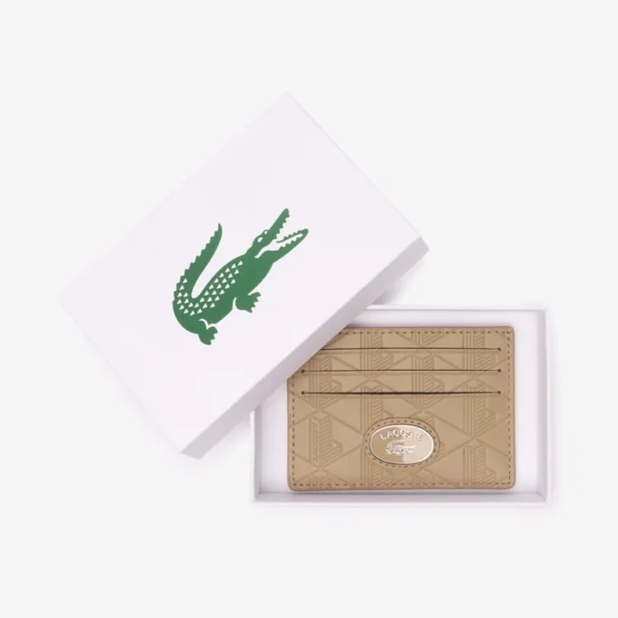 Monogram Leather Card Holder