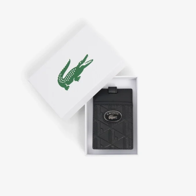 Monogram Leather Tag