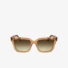 Monogram Rectangle Glasses