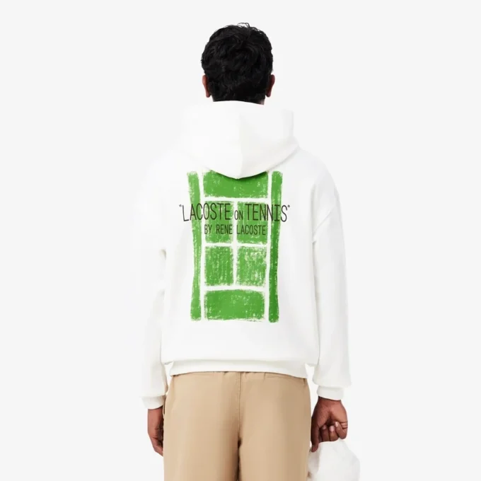 Multi Print Fleece Hoodie