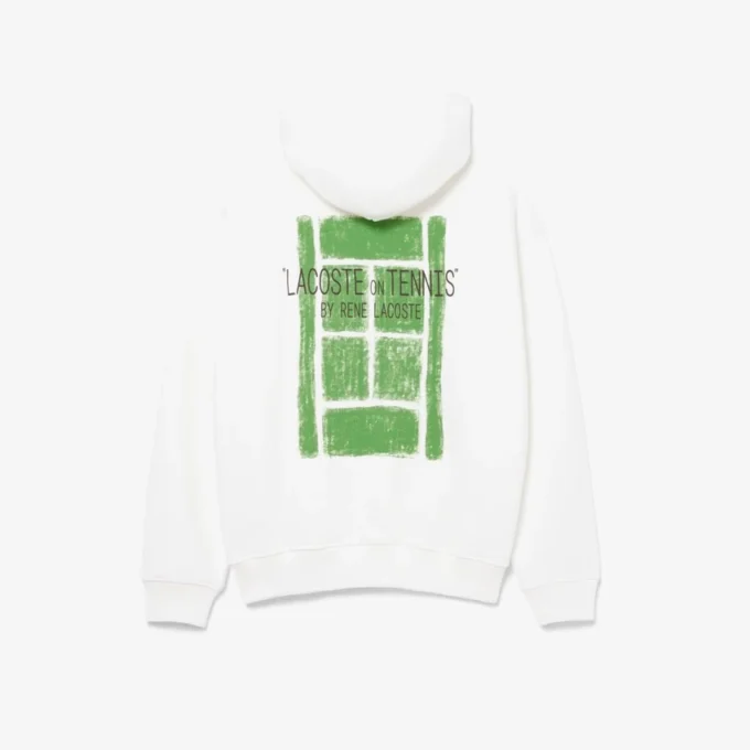 Multi Print Fleece Hoodie