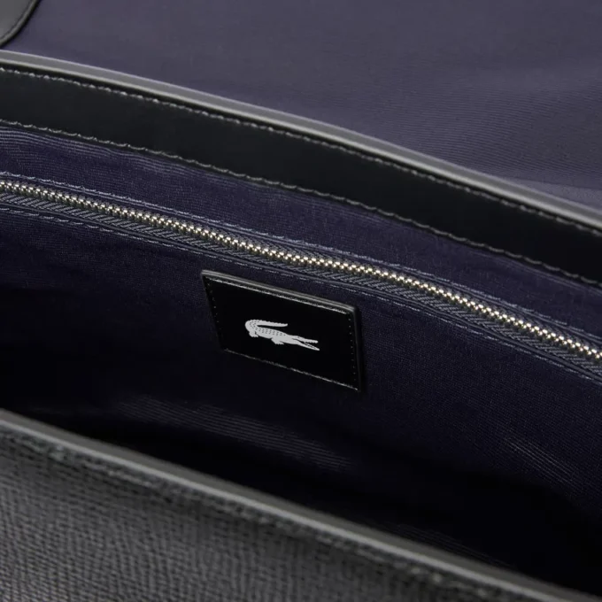 Ossian Flap Close Leather Satchel