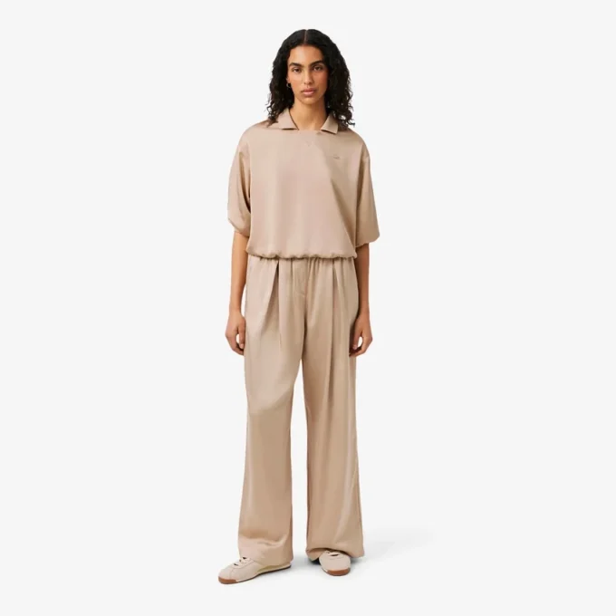 Oversized Elasticated Satin Pants